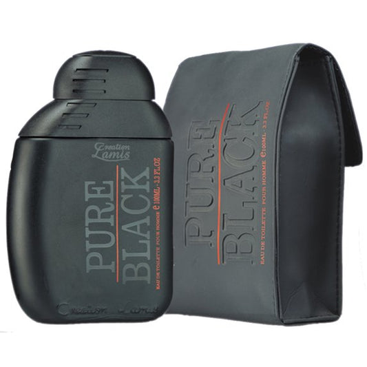 Men's Perfume Dark Black –Intense & Mysterious Fragrance With Spicy, Woody, And Amber Notes–Long