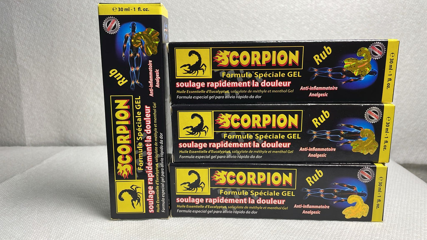 Scorpion Cream, Scorpion Extra Strength Cream, 30 ml/Tube (3 oz)
